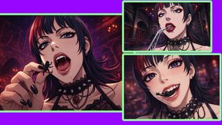 Goth Princess Giantess Vore POV - Seduced in the VIP Lounge