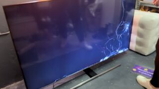 Part 1 – Pink Socks Crush a 65 inch TV - NO MERCY!