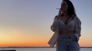Sunset Escape • All White 100 by the Water