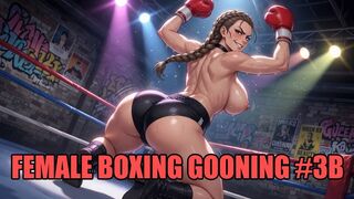 Female Boxing Gooning #3B: Knockout Queen's Ring-Goone Mind Control (Animated)