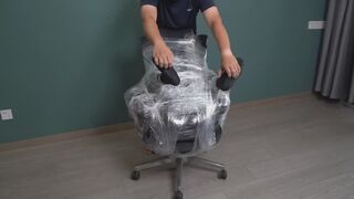 Transparent membrane humanoid chair