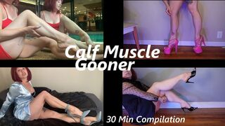 *1280x720* Goon Nonstop for my Calves and Legs Calf muscle compilation with Gooning Encouragement Voiceover