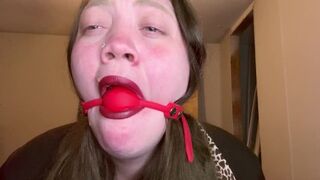 Beautiful Girl Gets Ballgagged