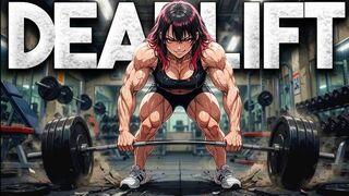 Sweaty Deadlift Humiliation - Rika Crushes The Bar And Flexes Her Superior Physique Over You