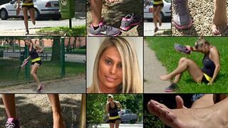 Nichole One Shoe Jogger Extreme Hopping (in HD 1920 X 1080)