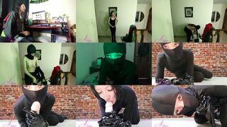 POV Ninja Woman Turns Into a Masked Thief Midnight Intruder Lesson