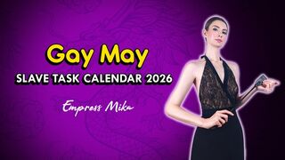 Gay May: slave Task Calendar 2026