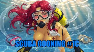 Scuba Gooning #1C: Breath-Stealing Scuba Surrender (Animated, Music)