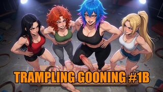 Trampling Gooning #1B: Boot-Heeled Trance Crush (Animated)