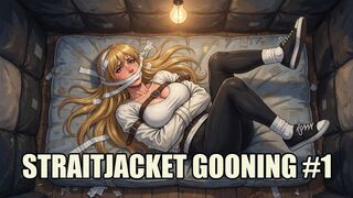Straitjacket Gooning #1: Asylum Straitjacket Surrender