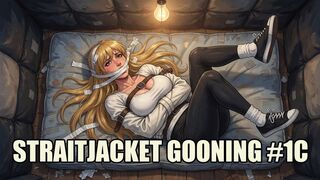 Straitjacket Gooning #1C: Asylum Straitjacket Surrender (Animated, Music)
