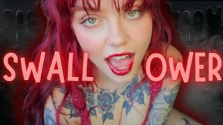 Swallower - Ginger Rae - mouth fetish - cum eating - cuck humiliation - femdom - red lip fetish