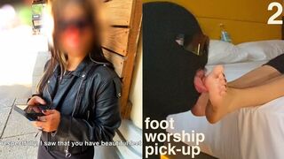 Hostess is Picked Up Outside Work & Becomes My Foot Slut - Intense Foot Worship & Toe Sucking Treatment - Foot Worship Pick Up 2 - 720P