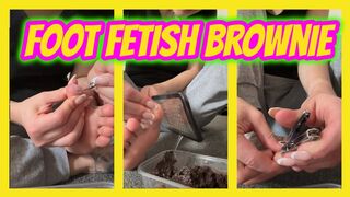 Foot Fetish Brownie Toe Jam, Foot Dust & Toenails