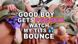 Step-Mommy Tyler Girl Takes Full Control – Purple Strap-On Pegging Tease for Her Good Boy
