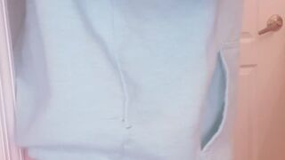 Fucking my dildo until I cum