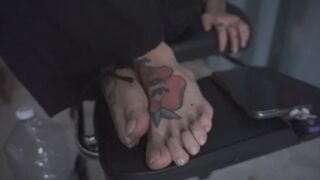 behind the scenes feet