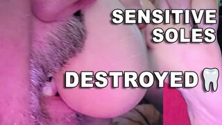 Real Couple Tyler Girl Gets Her Soles Bitten Hard – Homemade Teeth Marks Fetish