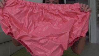 Inflatable clothes on Lori s beautiful body d