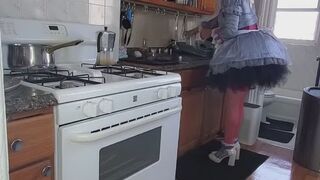 Sissy Wise Does Chores MOV