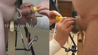 Locked into the Milking Post - Split-Screen Sequence 2 - WMV