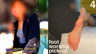 From Reading on a Bench To a Room Having Her Toes Sucked & Feet Licked - 23yo Student Becomes My Personal Foot Slut - Foot Worship Pick Up 4 - 720P