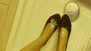 Cum on my ballet flats-MOV