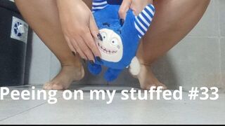 Peeing on my stuffed #33