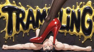 Trampling: Dominant Feet Crushing and Worship on Your Helpless Body