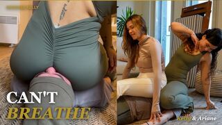 Two Latina Asses, Zero Mercy — Double Face sitting - Goddess Kely & Ariane 4K
