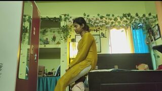 Indian Wife In Yellow Kurti – Slow Facesitting, Foot Worship & Femdom Control