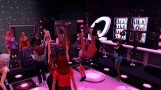 Upscale Night, Sexual Furniture: Two Slaves Serve as the Show for the Guests