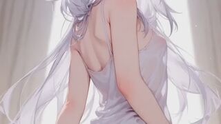 Sunlight babydoll girl removing