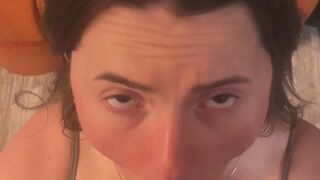 Eye Contact Deepthroat