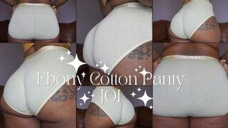 Ebony Cotton Panty JOI