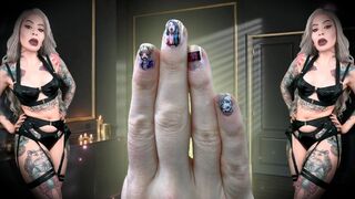 Ahegao Nails Cum Slut Training - JOI , CEI , ASMR , HUMILIATION