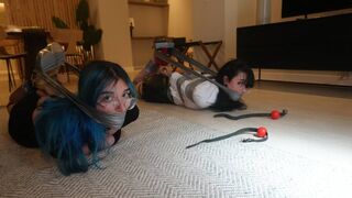 Yukii & Hare - Sexy Female Investigators Tied Up And Gagged