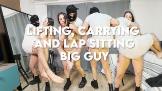 Lifting Carrying and Lapsitting Big Guy