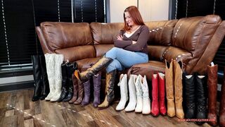 Vivian Ireene Pierce's 2026 Boot Haul & Fashion Show, Day 1 - Cowgirl Boots (Alt View)