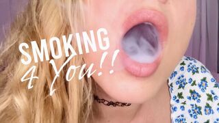 Blowing smoke on your face