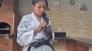Defesa pessoal Karate Kicks mawashi