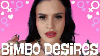 Bimbo Desires: Feminization Fantasy, Chastity Cock Shrinking, Bimbofication, Sissy Slut Role Play Ft Miss Roper - 4K