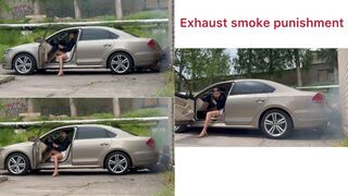 Nastya punishes Chloe using exhaust fumes (custom video)