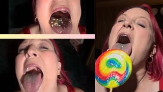 Licking Lollipop Tiny Eggs