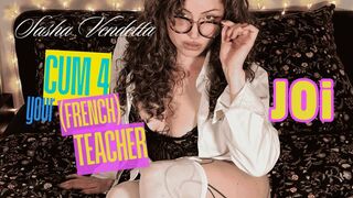 JOI - CUM for your Teacher