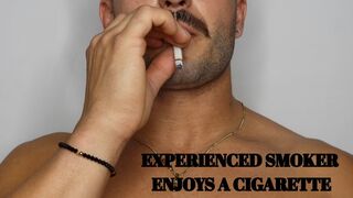 Experienced smoker enjoys a cigarette - Mr and Mrs C