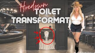 Hoedown toilet transformation