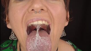 Long Tongue Spit Bubbles Spit Play
