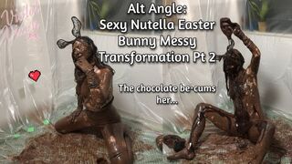 Alt Angle Sexy Nutella Easter Bunny Messy Transformation Pt2