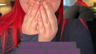 Redhead's Facial Expressions While Ripping Huge Farts